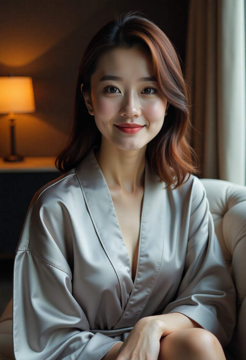 可步行的湖区码头黄昏